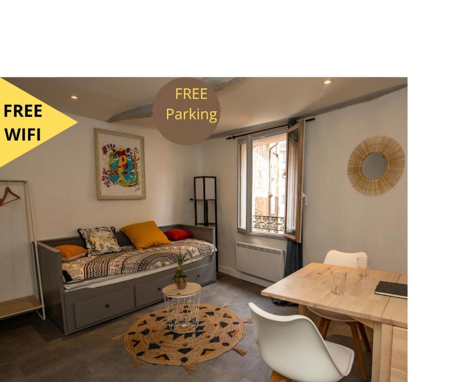 Studio Cosy Dans Centre Historique Avec Parking Apartment Grasse Exterior photo
